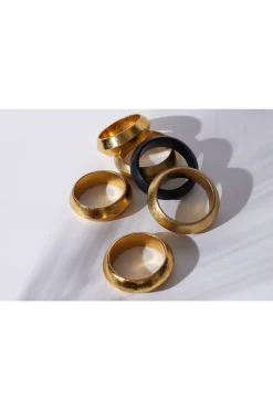 Acacia Wooden Bangle Set