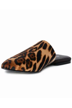 Adore Luxe Leopard Satin Slide