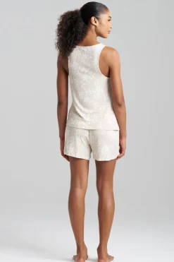 Aria Printed Rib Ease Shorts PJ