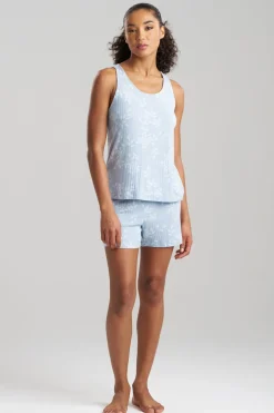 Aria Printed Rib Ease Shorts PJ