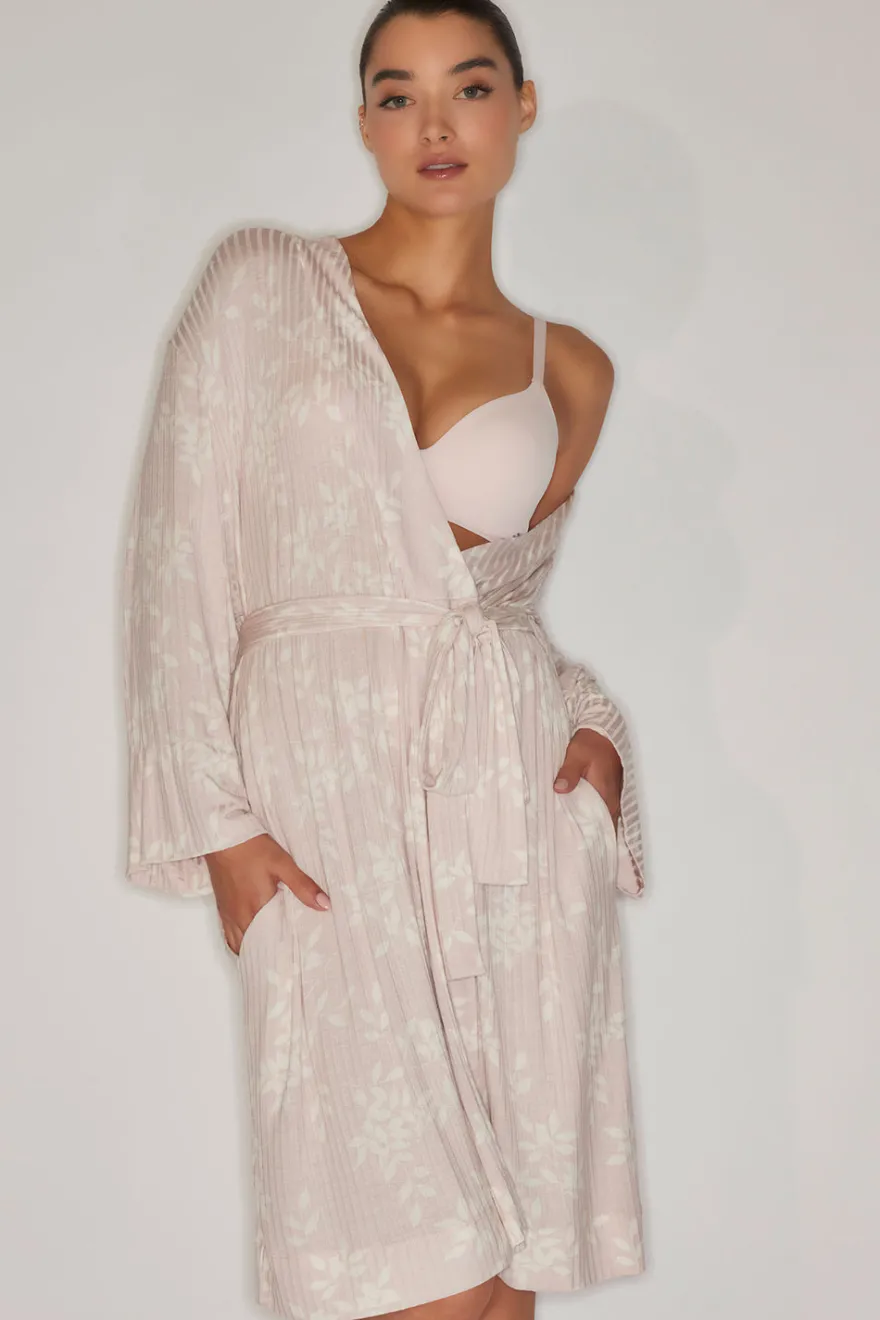 Aria Printed Rib Ease Wrap