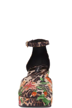 Artsy Chikayo Satin Embroidery Espadrille