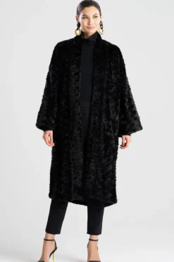 Astrakhan Faux Fur Coat