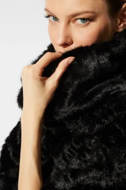 Astrakhan Faux Fur Coat