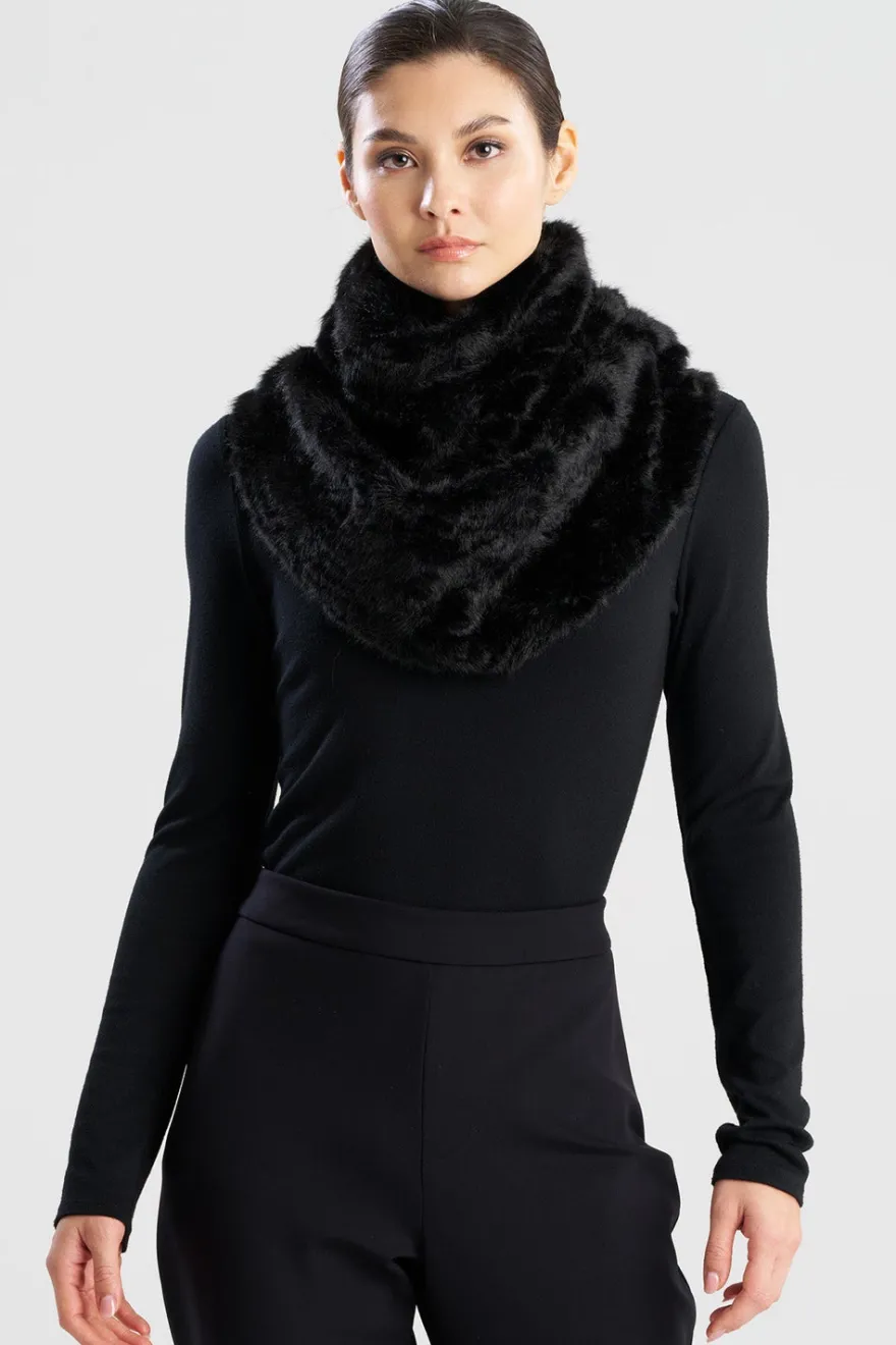 Astrakhan Faux Fur Snood