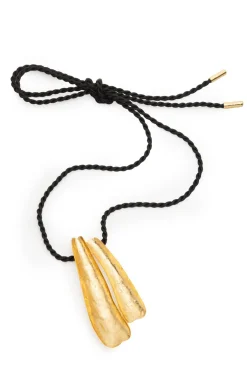Aurea Gold Plated Pendant Rope Necklace