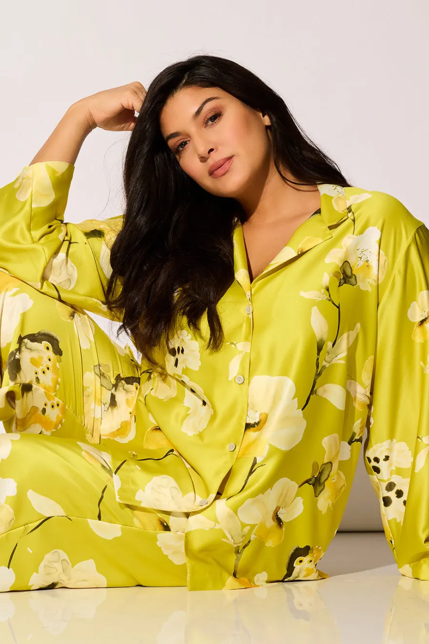 Aurelia Charmeuse Notch PJ Set