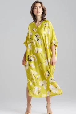 Aurelia Charmeuse V-Neck Caftan