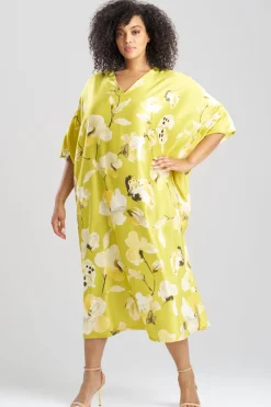 Aurelia Charmeuse V-Neck Caftan