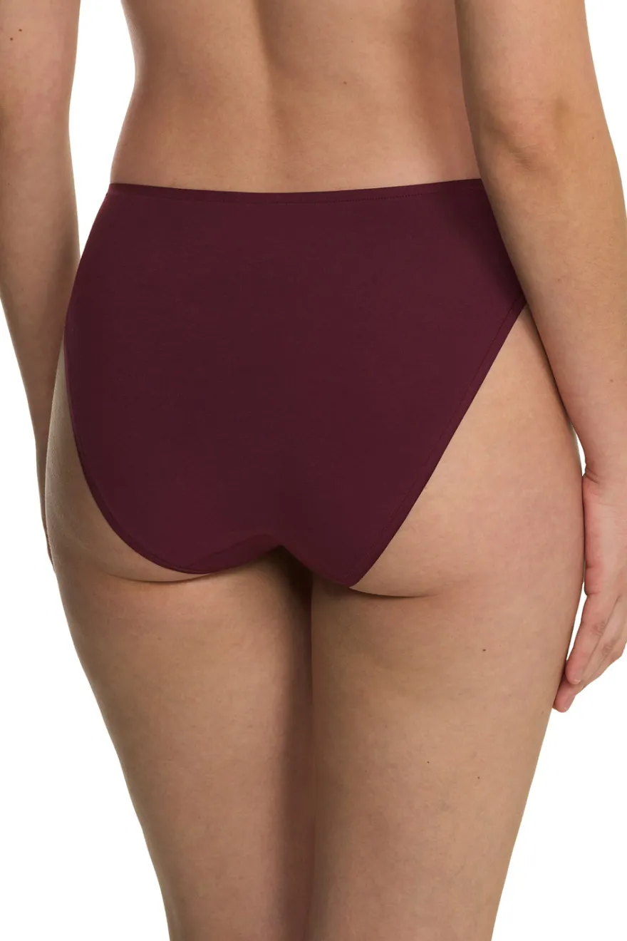 Bliss Bare Cotton High Cut Brief 3-Pack