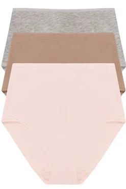 Bliss Bare Cotton High Waist Brief 3-Pack