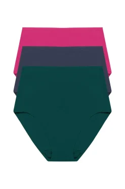 Bliss Bare Cotton High Waist Brief 3-Pack