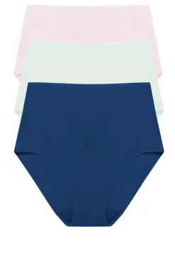 Bliss Bare Cotton High Waist Brief 3-Pack