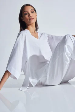 Bliss Essentials V-Neck Cotton Top