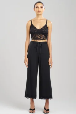 Bliss Harmony Lace Applique Cropped Pants