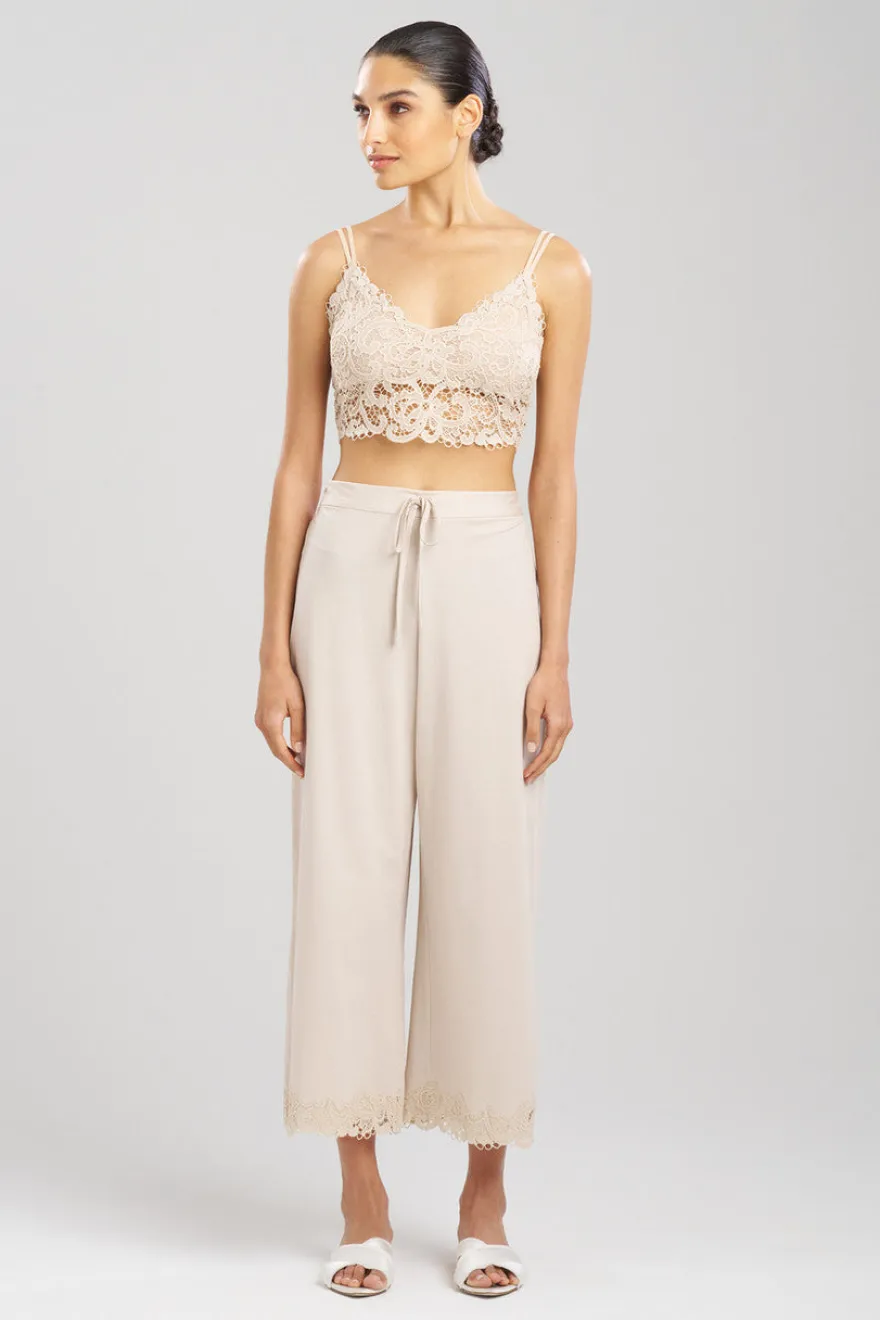 Bliss Harmony Lace Applique Cropped Pants