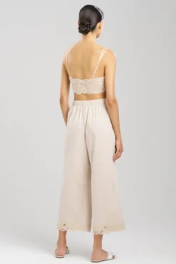 Bliss Harmony Lace Applique Cropped Pants