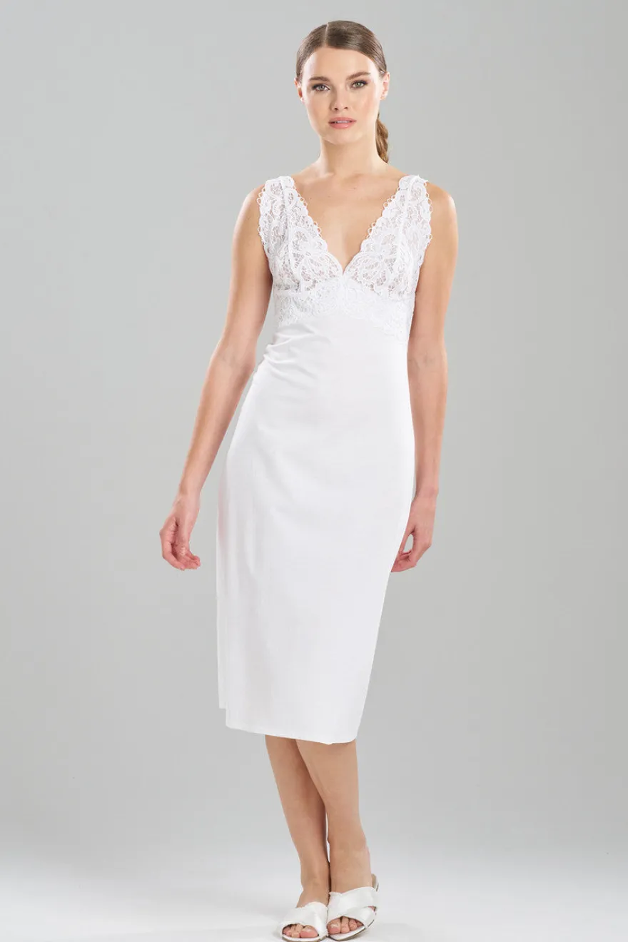 Bliss Harmony Lace V-Neck Slip Dress