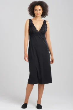 Bliss Harmony Lace V-Neck Slip Dress