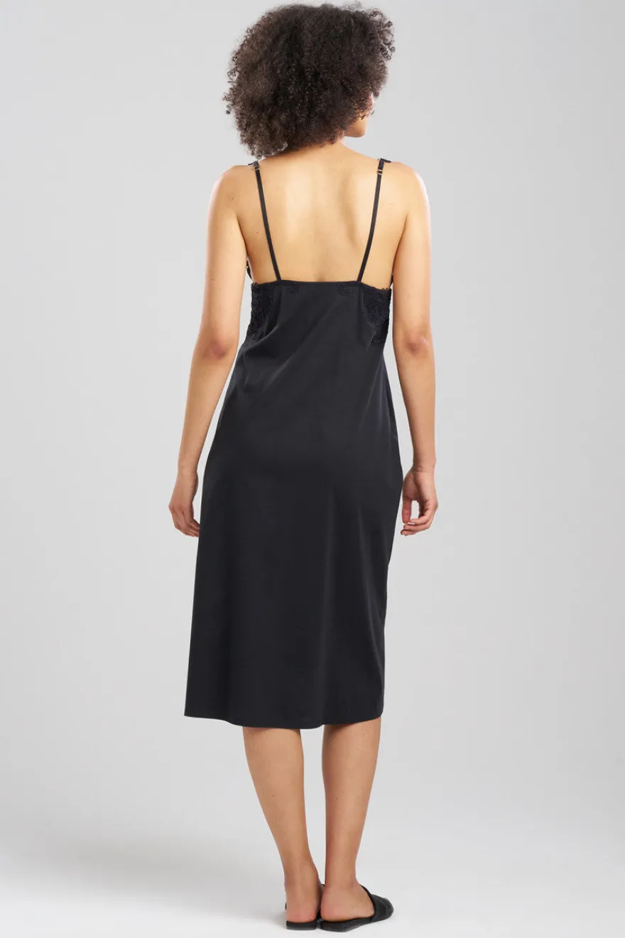 Bliss Harmony Lace V-Neck Slip Dress