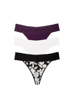 Bliss Perfection One Size Classic Thong 3-Pack
