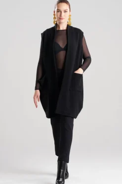 Boiled Wool Patch Pocket Vest