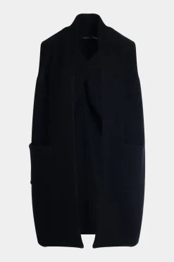 Boiled Wool Patch Pocket Vest