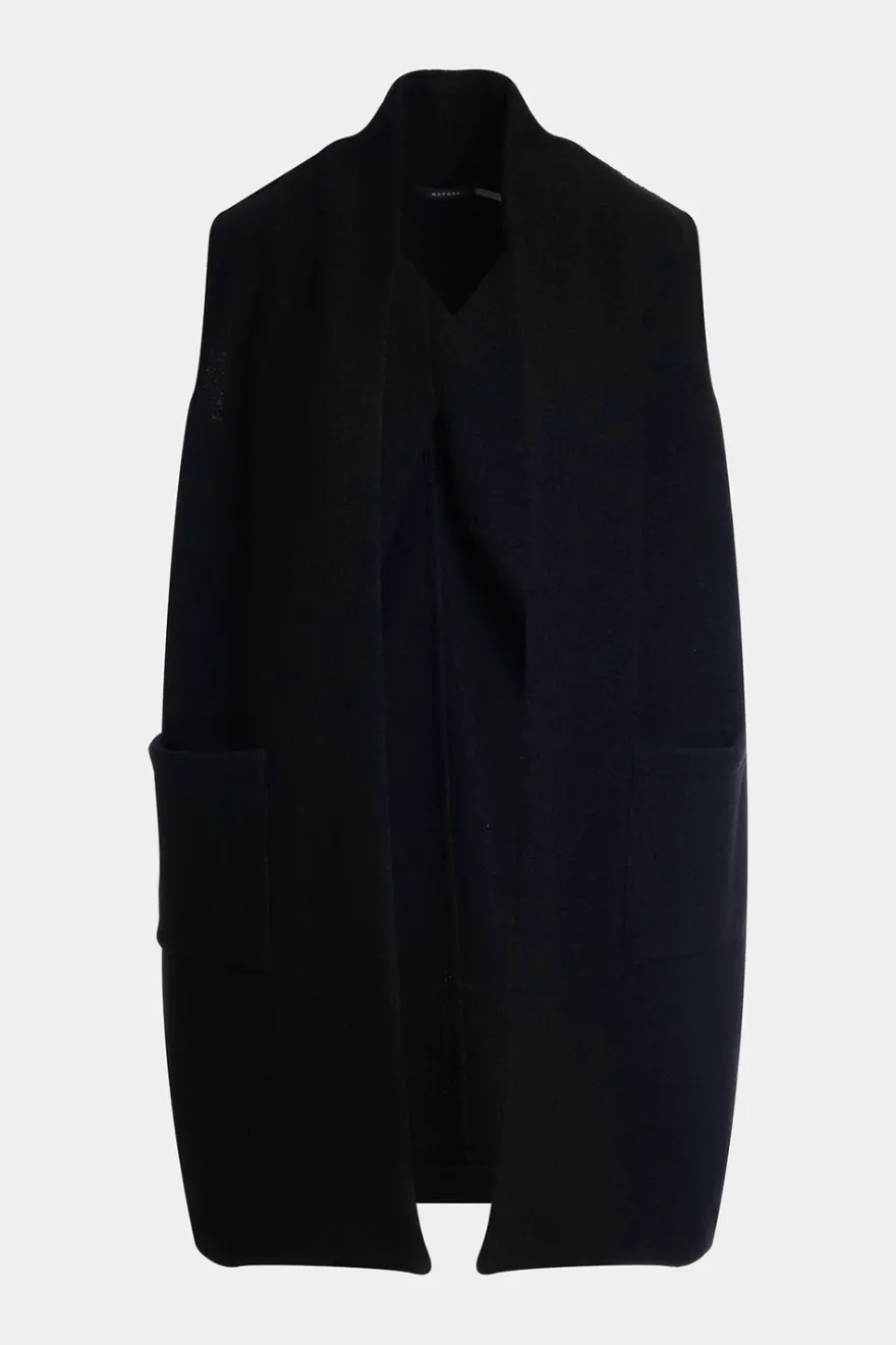 Boiled Wool Patch Pocket Vest