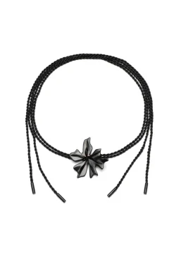 Buffalo Horn Floral Pendant Belt