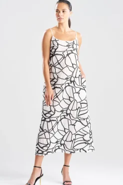 Butterfly Embroidery Cotton Sundress