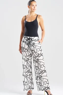 Butterfly Embroidery Pants