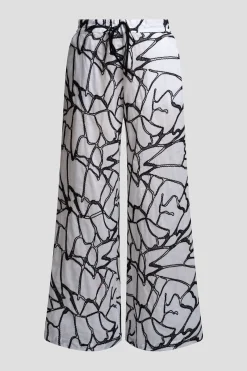 Butterfly Embroidery Pants