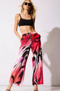 Butterfly Linen Blend Pants