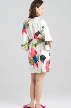 Calypso Printed Charmeuse Wrap