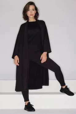 Cocoon Brushed French Terry Dragon Embroidered Robe