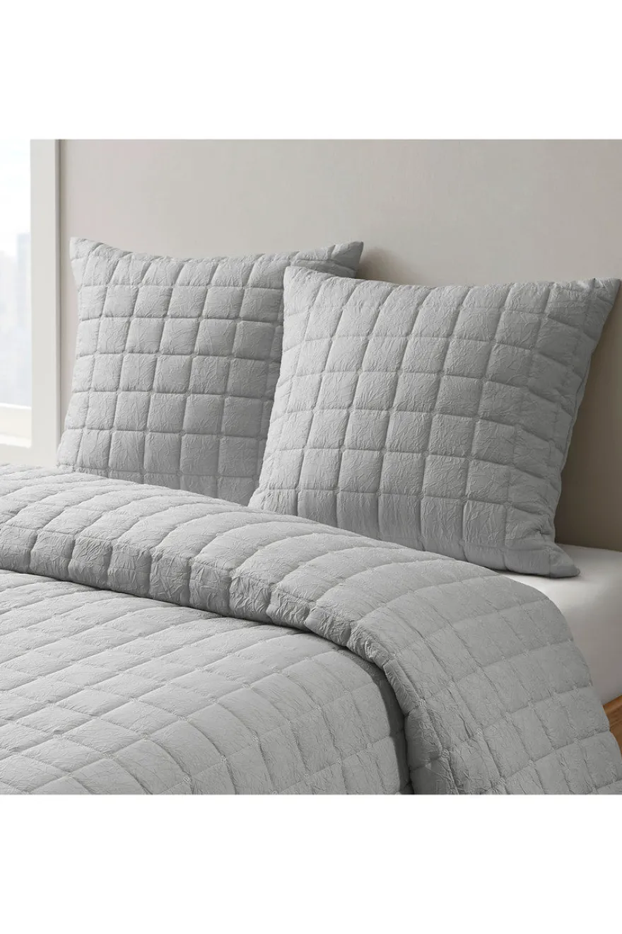 Cocoon Quilt Top Grey Comforter Mini Set