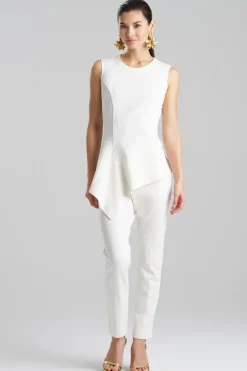 Compact Knit Asymmetrical Top