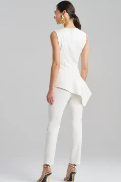 Compact Knit Asymmetrical Top