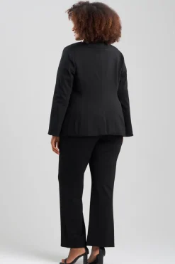 Compact Knit Two Button Lapel Blazer