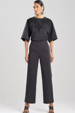 Cotton Chino Straight Leg Pants
