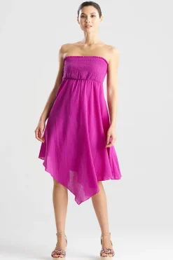 Cotton Gauze Bandeau Dress