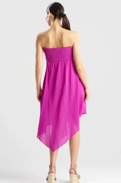 Cotton Gauze Bandeau Dress