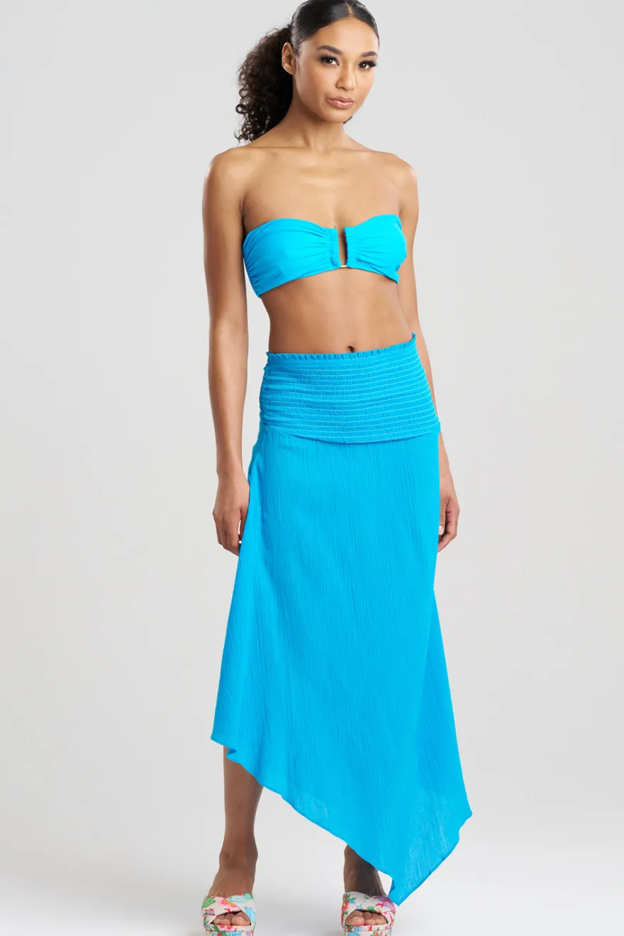 Cotton Gauze Bandeau Dress