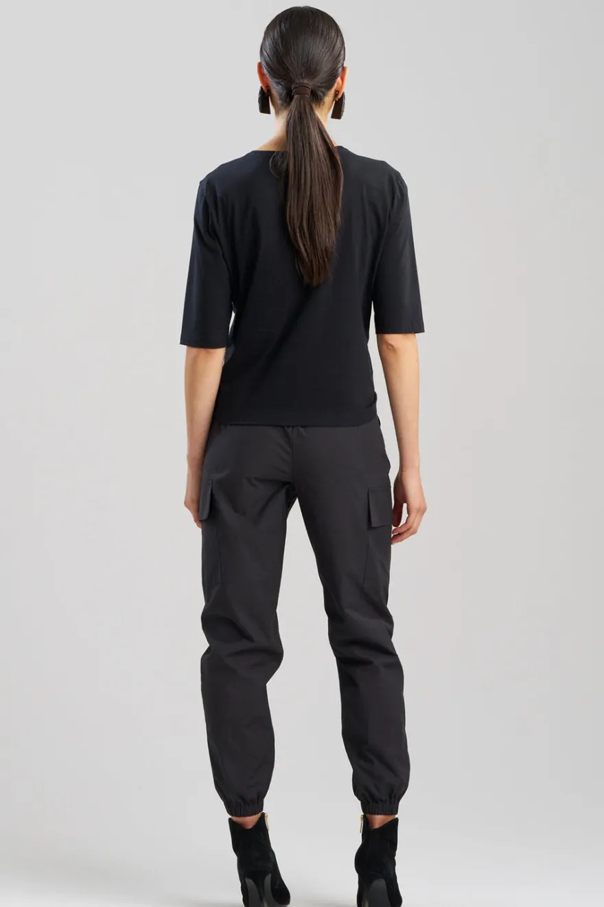 Cotton Jersey Embroidered T-Shirt