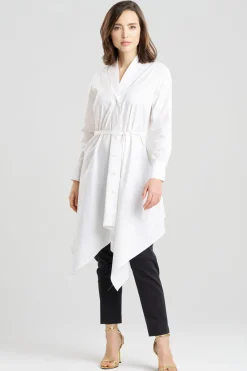 Cotton Poplin Handkerchief Tunic