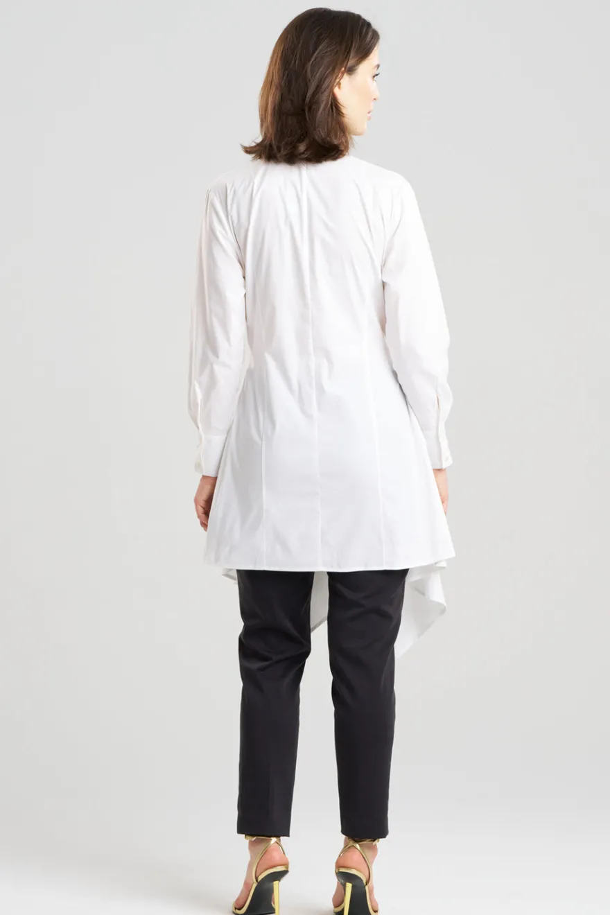 Cotton Poplin Handkerchief Tunic