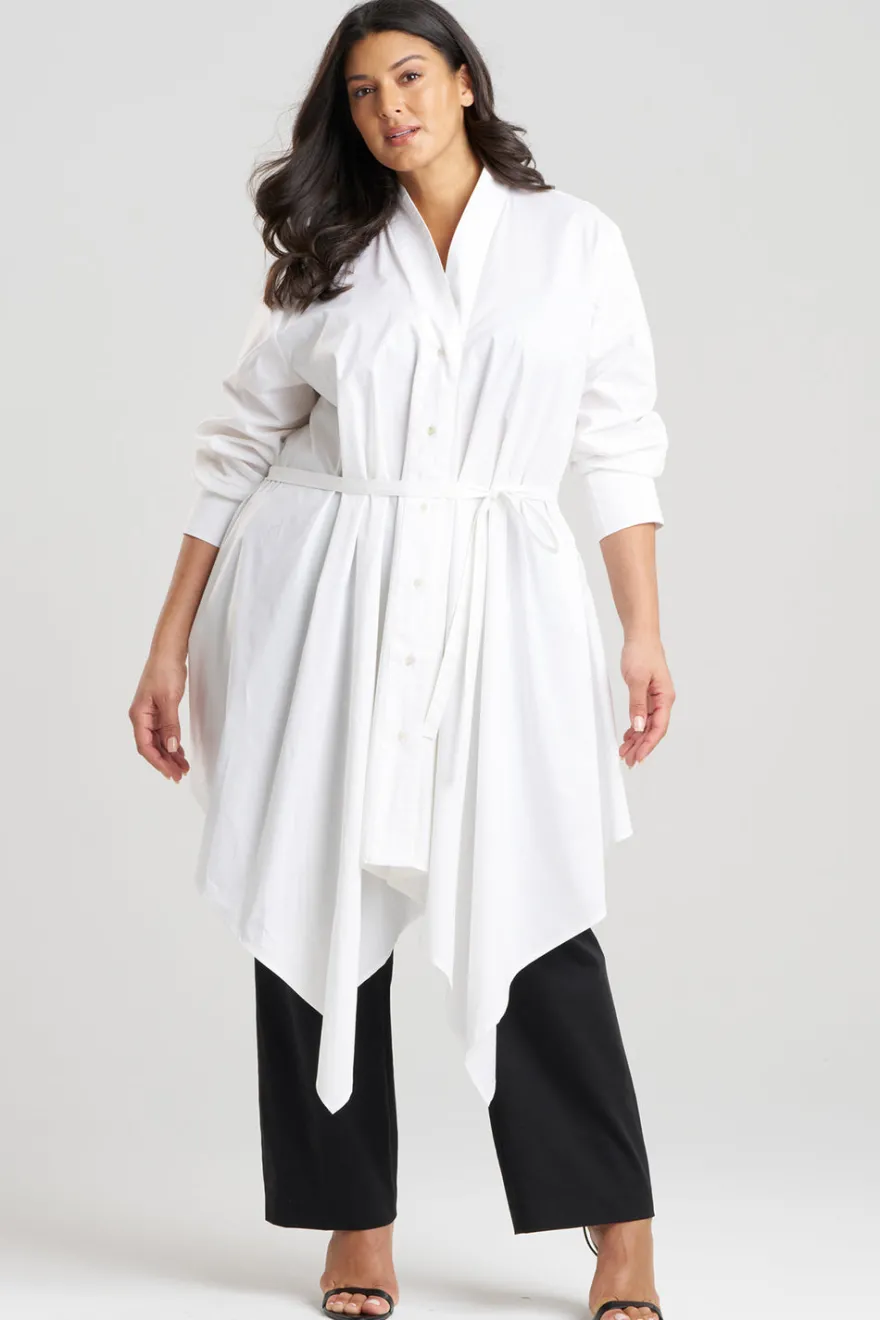 Cotton Poplin Handkerchief Tunic