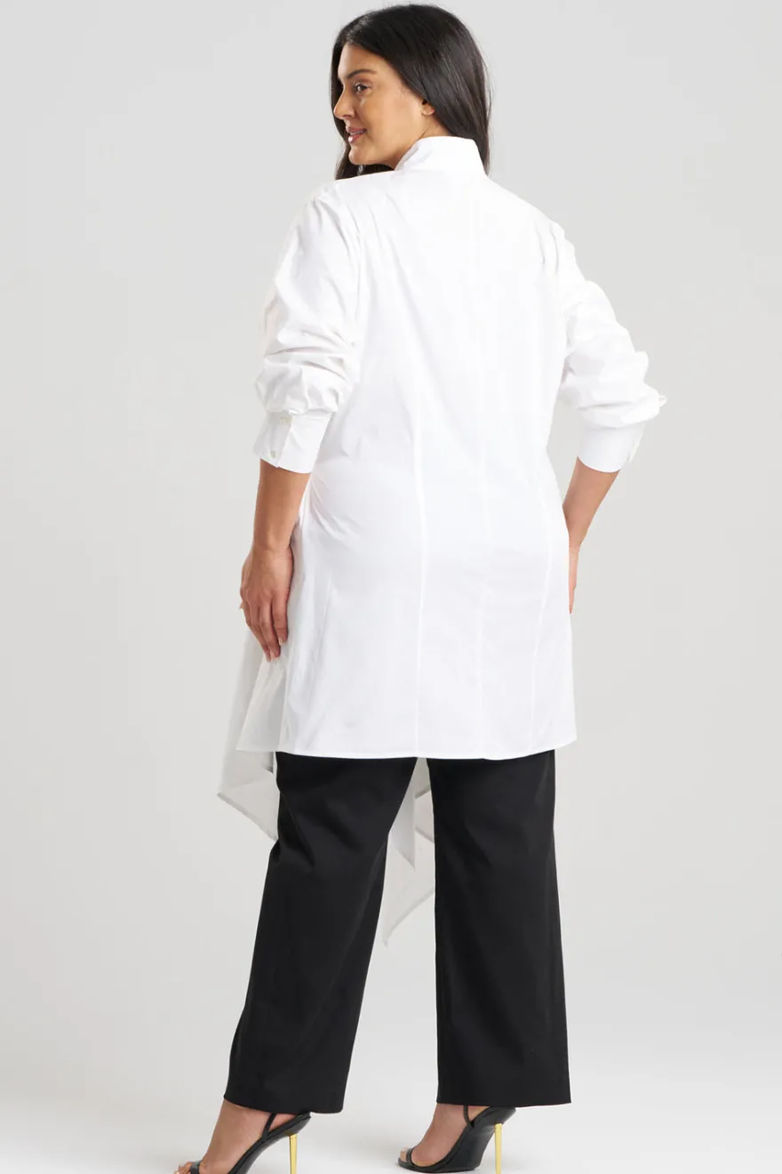 Cotton Poplin Handkerchief Tunic