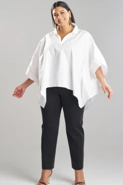 Cotton Poplin Oversized Caftan Shirt