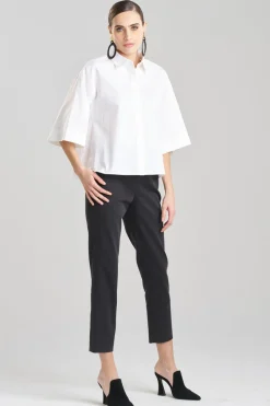 Cotton Poplin Trapeze Shirt